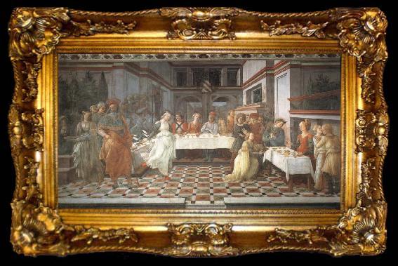 framed  Fra Filippo Lippi The Feast of Herod, ta009-2